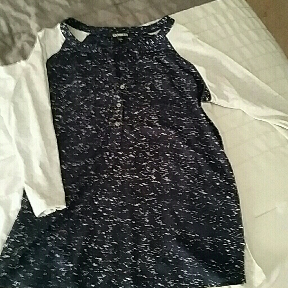 Express quarter sleeve button up.  Worn once.